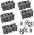 42PCS City Train Tracks, Classic Accessories, Railroad Building Toy Compatible with All Major Brand – 38 Straights, 2 Left Right 45° Intersection Rails, 2 Flexible Rails