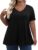 Tencede Womens Plus Size Tops