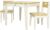 Damoch Family® Wooden Kids Table and Chairs Set | Montessori Art & Craft Table with 2 Chairs | Kids Activity Play Table for Home and Kindergarten | Premium+ Educational Grade CPSC/REACH/CPC Certified.