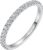 WES 1.5/1.8/2.0mm Moissanite Wedding Band
