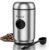 Secura Brands Electric Quiet Coffee Grinder, One-Touch Pulse Control Stainless Steel Coffee Grinder for Beans and Spices & Herbs, Silver