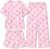 PETITE&ME 3 Pcs Girls Pajamas Set