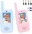 Video Walkie Talkies for Kids with Dual Cameras,2 Pack Rechargeable Kids Walkie Talkies Toys for Ages 3-9 Year Old Boy Girl, Blue+Pink