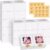 WINKIO Cookie Boxes with Window, Small Bakery Boxes for Dessert Pastry