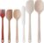 Astercook 6-Piece Silicone Spatula Set, 560°F Heat Resistant Rubber Spatulas with Stainless Steel Core, Nonstick Safe & Dishwasher Safe Baking Spatula Set for Cooking & Mixing, Macaron Pastel Colors