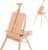 Artkey Beechwood French Easel with Sketch Box & Storage Drawer, Portable Folding Tripod Field Easel for Plein Air Painting, Adjustable Height up to 71″, Holds Canvas up to 34″, Natural Wood