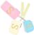 Mini Zip Around Keychain Wristlet Wallets
