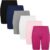 TULIARA 6 Pack Girls Long Bike Shorts