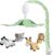 Feisike Jungle Safari Baby Crib Mobile with 35 Soothing Lullabies & 3 Modes – Adjustable Nursery Mobiles for Boys & Girls, Animal-Themed Nursery Decor Musical Mobile for Crib or Bassinet