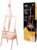 Mont Marte Signature Tilting Box Floor Easel Beech Wood, Holds Canvases up to 92cm (36.2in) in Height, Angle Adjustment, Sturdy Base, Built-in Drawers for Art Supplies, Artist Painting Easel.