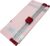 12″ Portable Paper Cutter with Safety Guard for Precise Trimming of A4 Paper, cardstock & Photos. Ideal for Scrapbooking & Invitations. (Pink)