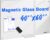 AFAMT Magnetic Dry Erase Board, 40″ x 60″ Glass Whiteboard, 4mm Tempered Glass, Strong Magnetic Surface, No Ghosting, Large Frameless Mounted Glass White Board for Office, Home, School