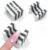 5D Nail Magnet Tool Only (No Ball Magnet) – Cat Eye Magnet with Non-Slip Finger Stand, U-Shaped Strong Magnetic Tool for Beginners, DIY Home Salon Manicure Set (HJ-NAT278-WB)