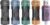 KOOTION 64GB USB C Thumb Drive 5-Pack Dual USB 2.0 Multicolor Flash Drive