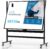Rolling Whiteboard 48×36, Double Sided Dry Erase Board with Stand, Magnetic Mobile White Board with Wheels for Office & Classroom and Home