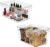 MOONEDGE 2/4/6/8 Pack Clear Storage Bins