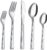 Hunnycook 30-Piece Silverware Set – Stainless Steel Silverware Set for 6, Include Spoons and Forks Set, Mirror Polished, Dishwasher Safe, Cutlery Set for Home Kitchen Restaurant Hotel