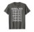 6 4 3 2 Baseball Math Shirt | Cute Softball Game Tee Gift T-Shirt