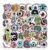 64Pcs Cool Eyeball Stickers Pack, Halloween Horror Terror Vinyl Waterproof Sticker Decals for Water Bottle,Skateboard,Laptop,Phone,Journal,Scrapbooking for Supply Favor Decor