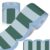 65 ft Stripe Bulletin Board Borders Retro Green Scalloped Bulletin Board Borders for Classroom Back to School Whiteboard Walls Desks