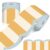 65 ft Stripe Bulletin Board Borders Retro Yellow Scalloped Bulletin Board Borders for Classroom Back to School Whiteboard Walls Desks