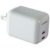 65w Ultrafast USB C Universal Dual Gan Mini Wall Charger, Gray