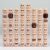 66 Piece Head and Facial Expression Set, Flesh Color, Compatible with Lego Parts and Pieces