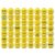 66 Piece Head and Facial Expression Set, Yellow, Compatible with Lego Parts and Pieces