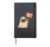 67 Meme Humor Funny 6 7 Pug Dog Six Seven Meme Joke Boy Girl Hardcover Journal, Black