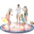 67″ Splash Pad for Kids & Dogs, Outdoor Water Play Sprinkler Mat