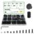 680Pcs M4 Countersunk Flat Head Phillips Machine Screws Assortment Kit, Nuts Washers with Screwdriver, M4x6/8/10/12/16/20/25/30mm for Electronics & Machinery