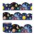 68.9Ft Bulletin Board Borders Science Space Themed Classroom Border Decor for Back to School Bulletin Board Decorations Galaxy Scalloped Border Trim Teacher Office Supplies