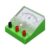 69 Model Direct Current Meter Digital Ampere Meter for Physics Basic Electricity Classroom Experiments Circuit Testing D C Current Ampere