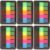 6 Boxes Fluorescent Book Tabs Sticky Page Markers PET
