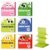 6 Boxes of Transparent Pull-Out Sticky Notes (480 Sheets Total) – Cute Fruit Monster Pop Up Sticky Notes,Office Stationery Work Accessories with No Residue,50 Reuses Per Sheet,Suitable for Office Work