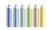 6 Counts Erasers, Rectangular Erasers, Back to School Office, Teacher Supplies, Blue Series