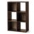 6 Cube Storage Organizer Shelf Espresso Bookcase Cabinet