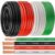 6 Gauge THHN Wire Kit 25 FT – 6 AWG Black, Red, White & 10 AWG Green Stranded Copper Building Wire, PVC+Nylon Jacket 600V for Conduit, Residential Wiring, Grounding & Electrical Projects