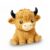6in Giant Highland Cow Squishy Figure, Realistic Soft Squeeze Desk Ornament, Sensory Gift for Highland Cow Lovers
