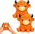 6in Giant Realistic Highland Cow Slow Rising Squishy, Soft Moldable Squeeze Animal, Sensory Fidget Desk Ornament Gift for Cow Lovers