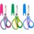 6″ Kids Safety Scissors 3-Pack, Blunt Tip with Protective Cover & Ergonomic Soft Grip Handles, Stainless Steel for Right-Handed Ages 5-12, School Home Craft Supplies