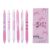 6 Light Up Gel Pens with Glitter Accents, for Night Studies, Ergonomic Studies