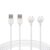 6mm Magnetic USB Charging Cable Replacement, 0.24in 2-Pin Charger Cord