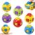 6 Pack 3D Printed Fidget Spinner Toy,Press-Rotating Anxiety Stress Relief Fidget Ball, Squeeze Toy for Office Home Travel Adult Kid Birthday Party Favor Gift