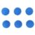 6 Pack Dryer Balls Reusable Laundry Softener Wrinkle Remover Silicone Dryer Balls for Quick Drying Blue (Blue 6 PCS)