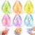 6 Pack Mango Squishy Fidget Toys, Fruit Squishy Stress Balls for Adults Kids, Glitter Mango Squishies Slow Rising Sensory Food Toys Anxiety Relief Office Classroom Stretchy Desk Toys