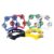 6 Pack Mini Tambourines, Tambourine for Kids & Adults Handleless Ring-Shaped Percussion Instruments for Ktv, Bar, Parties, Activities