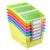 6 Pack Picture Book Organizer Bin, Multicolor, 8.75″ X 13.5″ X 7.75″