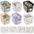 6 Pack Plastic Book Bins for Classroom with Label Stickers Large Stackable Toy Storage Baskets Boxes Book Storage Bins for Back to School Library Home Office Bookshelf Organization Supplies (Colorful)