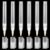 6Pack Refillable Paint Pen, Clear White Painting Pens Empty Acrylic Marker